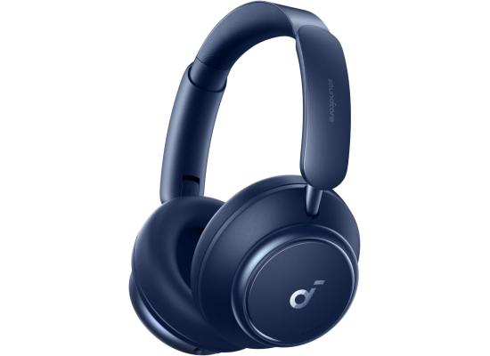 Anker Soundcore Space Q45 Adaptive Active Noise Cancelling Headphones, Reduce Noise by Up to 98%, 50H Playtime, App Control, LDAC Hi-Res Wireless Audio, Comfortable Fit, Clear Calls, Bluetooth 5.3 - Blue